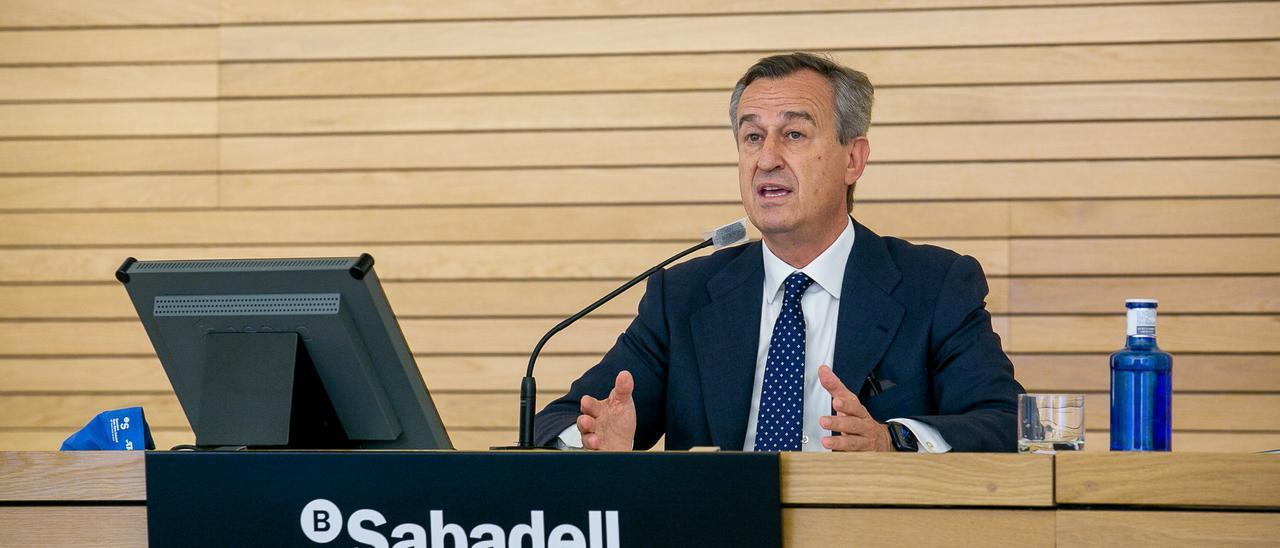 El consejero delegado de Banco Sabadell, César González-Bueno.