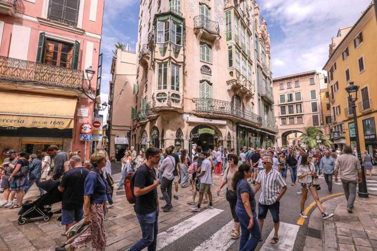 Los comercios del centro de Palma padecen un elevado número de hurtos.