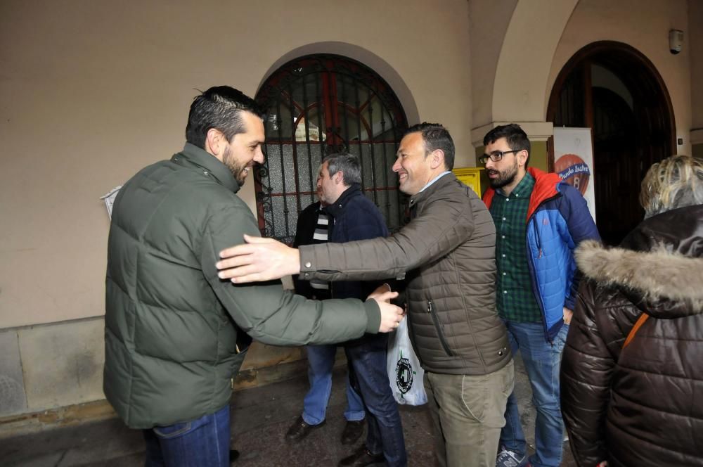 Presentación del derbi Langreo- Tuilla