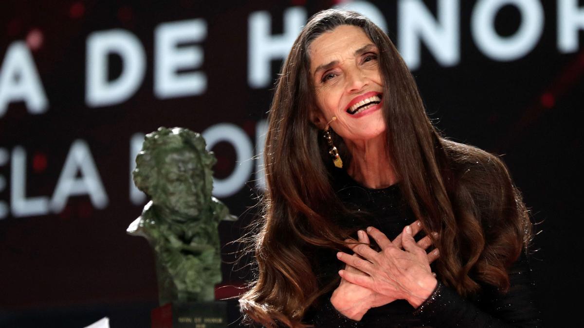 Ángela Molina recibe el Goya de Honor