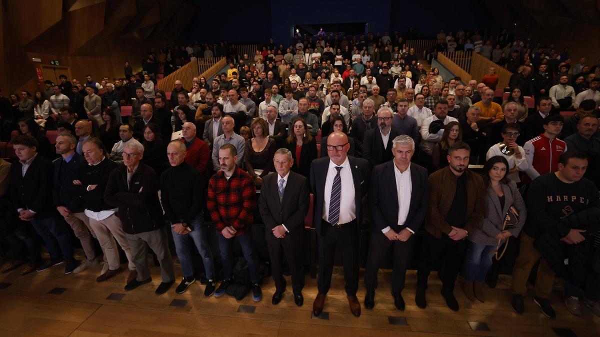 Asistentes a la gala del fútbol asturiano