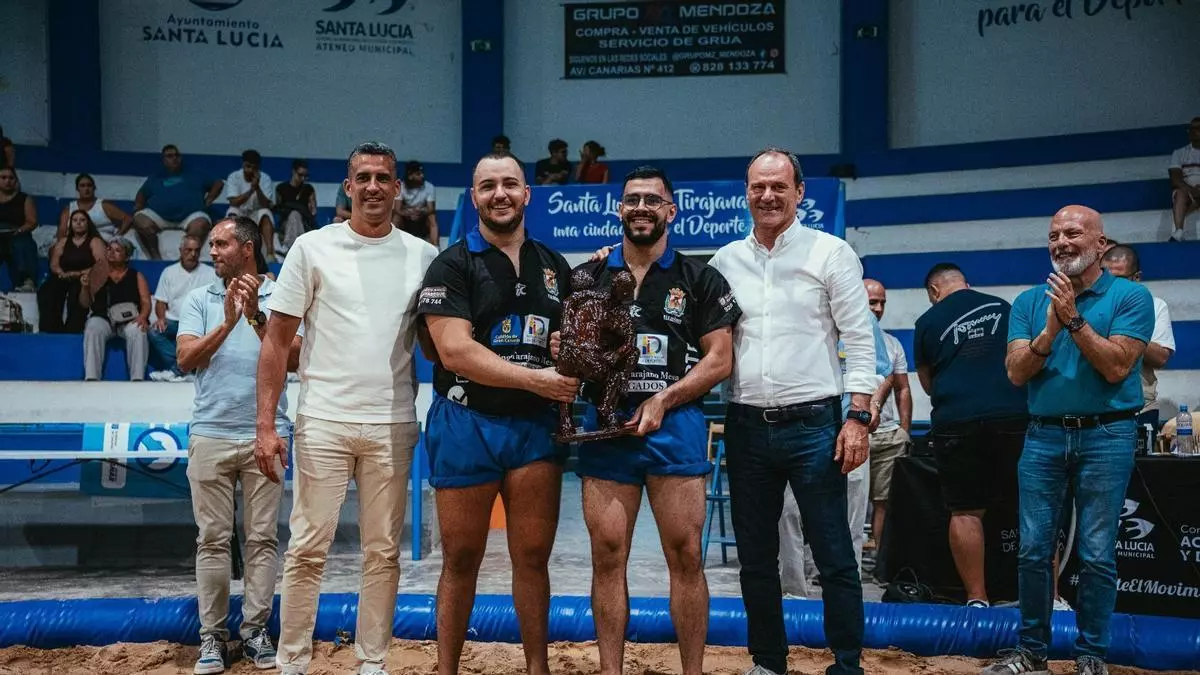 El Unión Agüimes Cicar conquista el Torneo DIELCA de Lucha Corrida en una final decidida en la muerte súbita