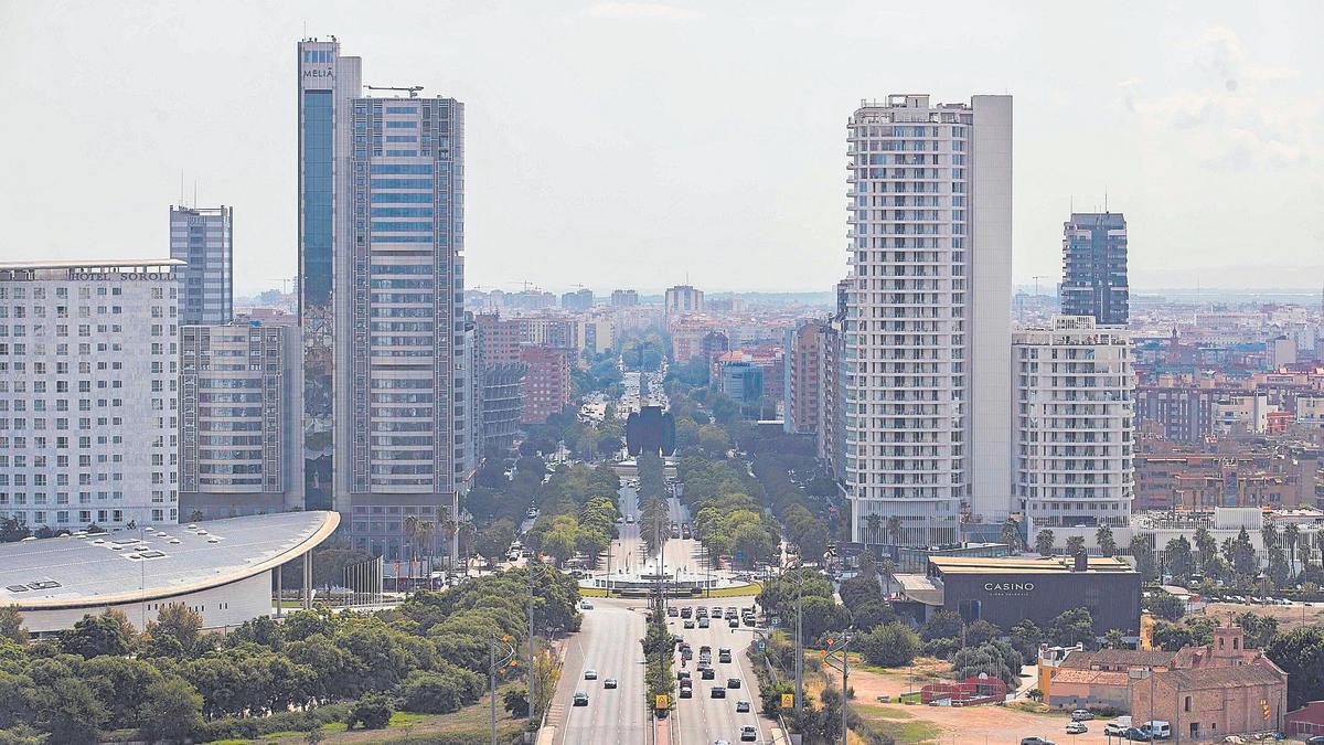 Panorámica de la ciudad.