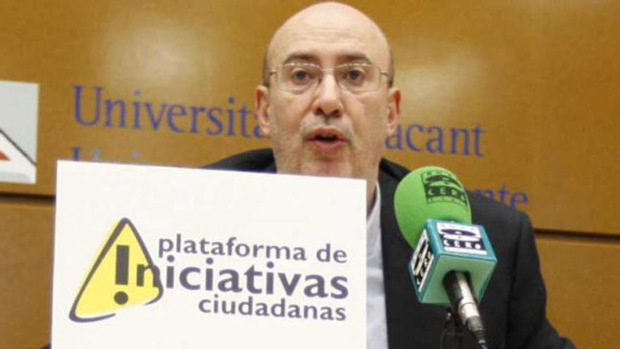 El presidente de la PIC, Manuel Alcaraz.