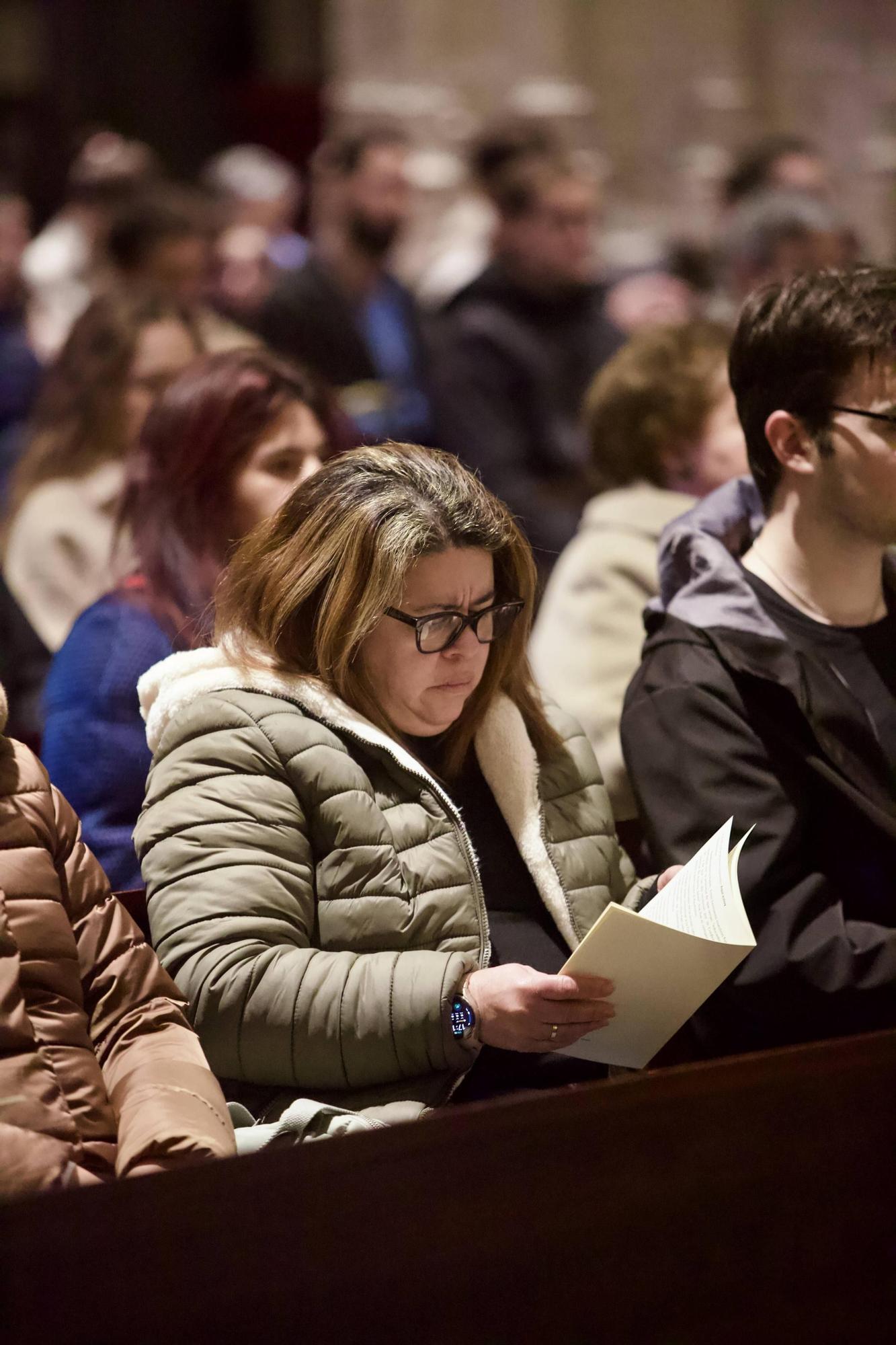 En imágenes: Rito de admisión al catecumenado de adultos en la catedral de Oviedo