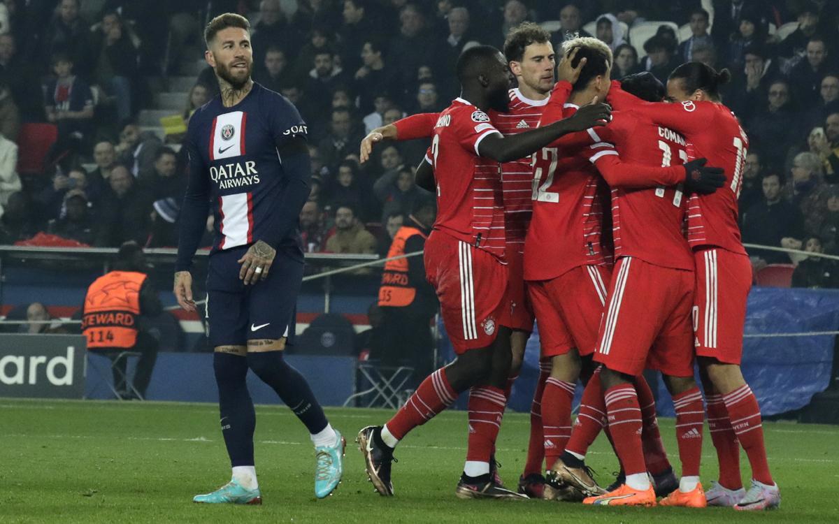 PSG Bayern de Munich en octevos de final de la Champions