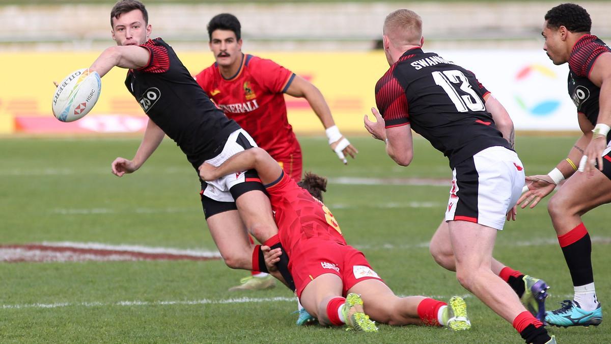 Tercera y última jornada de las series mundiales HSBC de rugby 7 de Málaga.