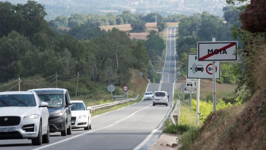 Tram de la carretera C-59 entre Moià i Castellterçol |