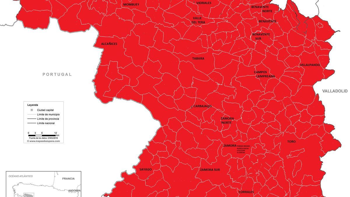 Nivel de alerta máxima en Zamora