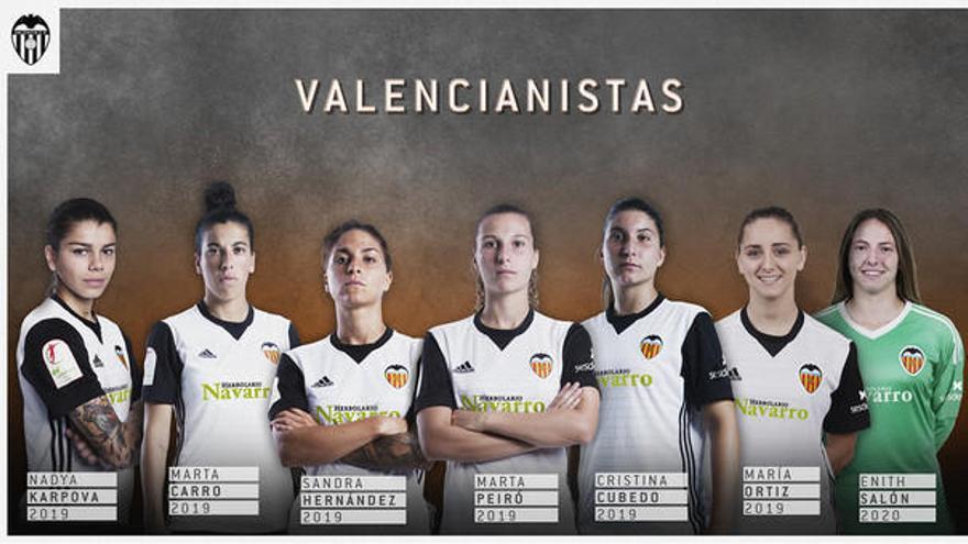 Cinco renovaciones más en el Valencia Femenino