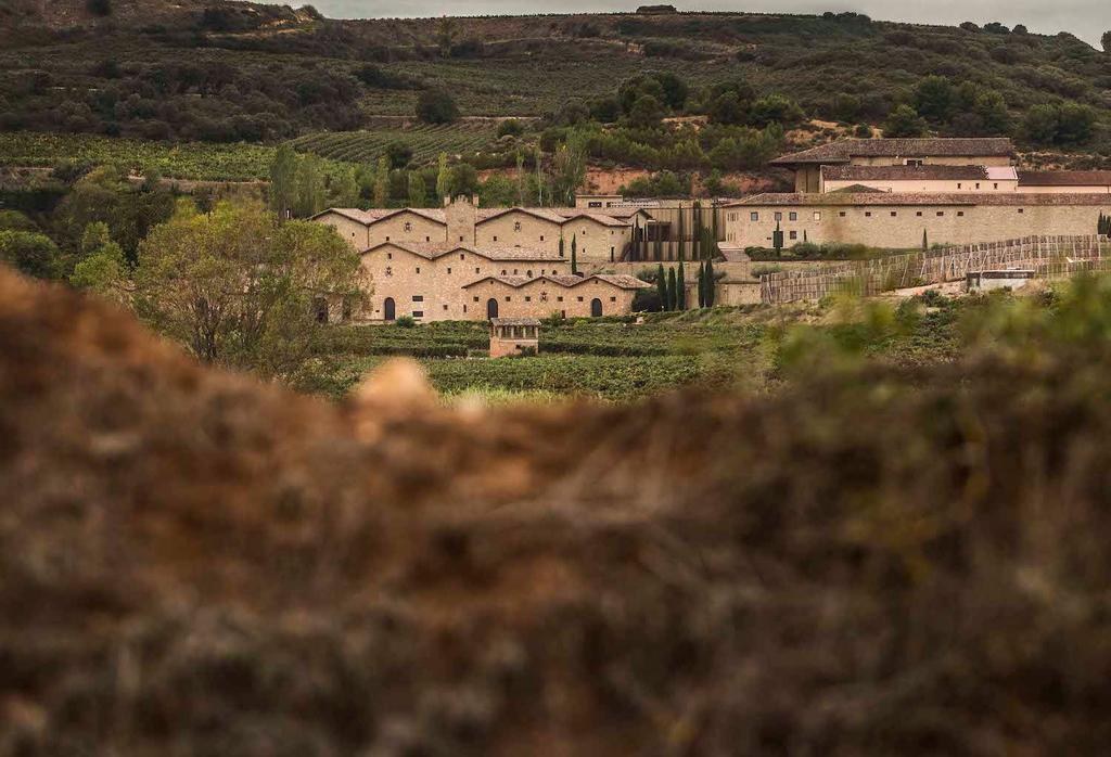 Vista de la bodega Marqués de Murrieta, en Logroño