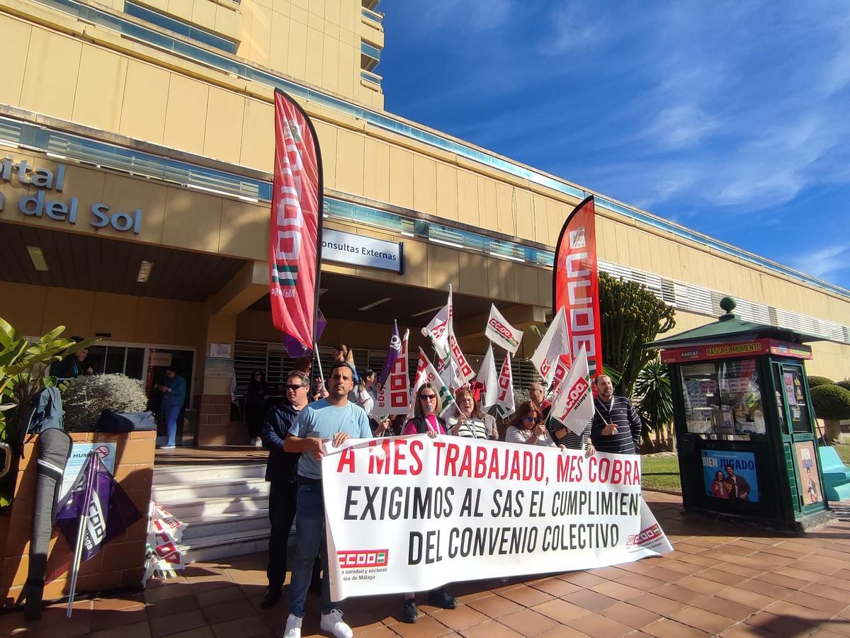 Concentración en el Hospital Costa del Sol