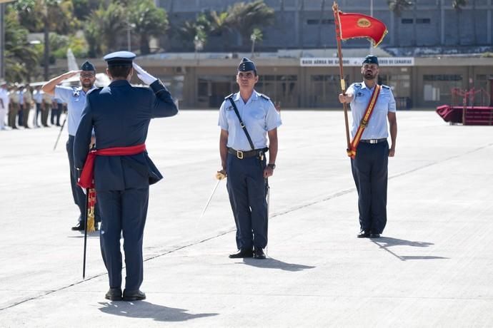 22-06-20   GENTE Y CULTURA. BASE AEREA DE GANDO. INGENIO TELDE.  Toma de  posesión Juan Pablo Sánchez de Lara como nuevo jefe del Mando Aéreo de Canarias Fotos: Juan Castro.  | 22/06/2020 | Fotógrafo: Juan Carlos Castro