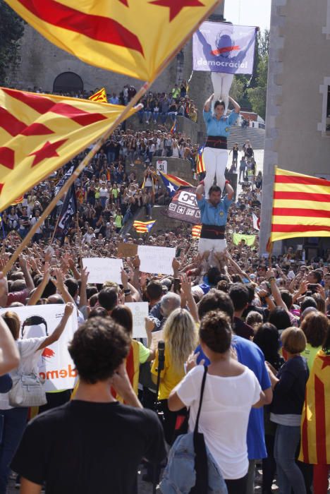 Estudiants, professors i personal de la UdG s''han manifestat a Girona