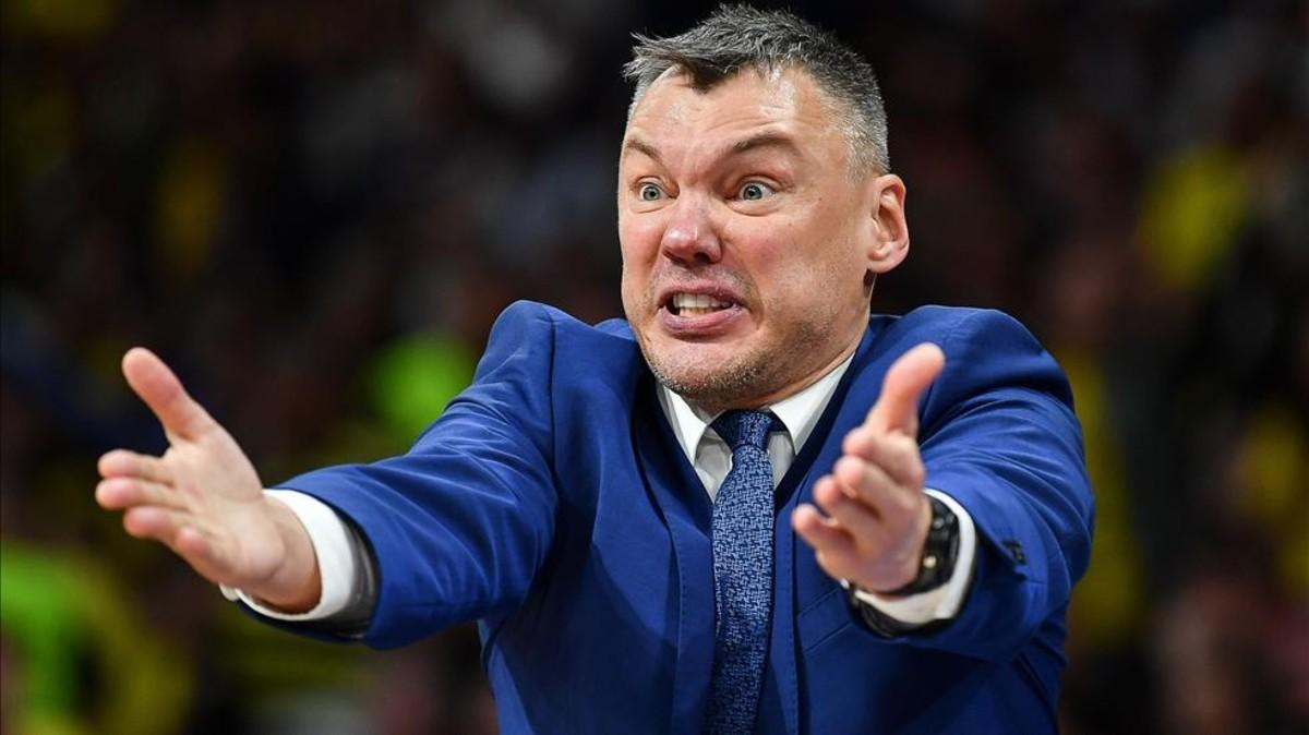 Jasikevicius, en un partido de la Euroliga