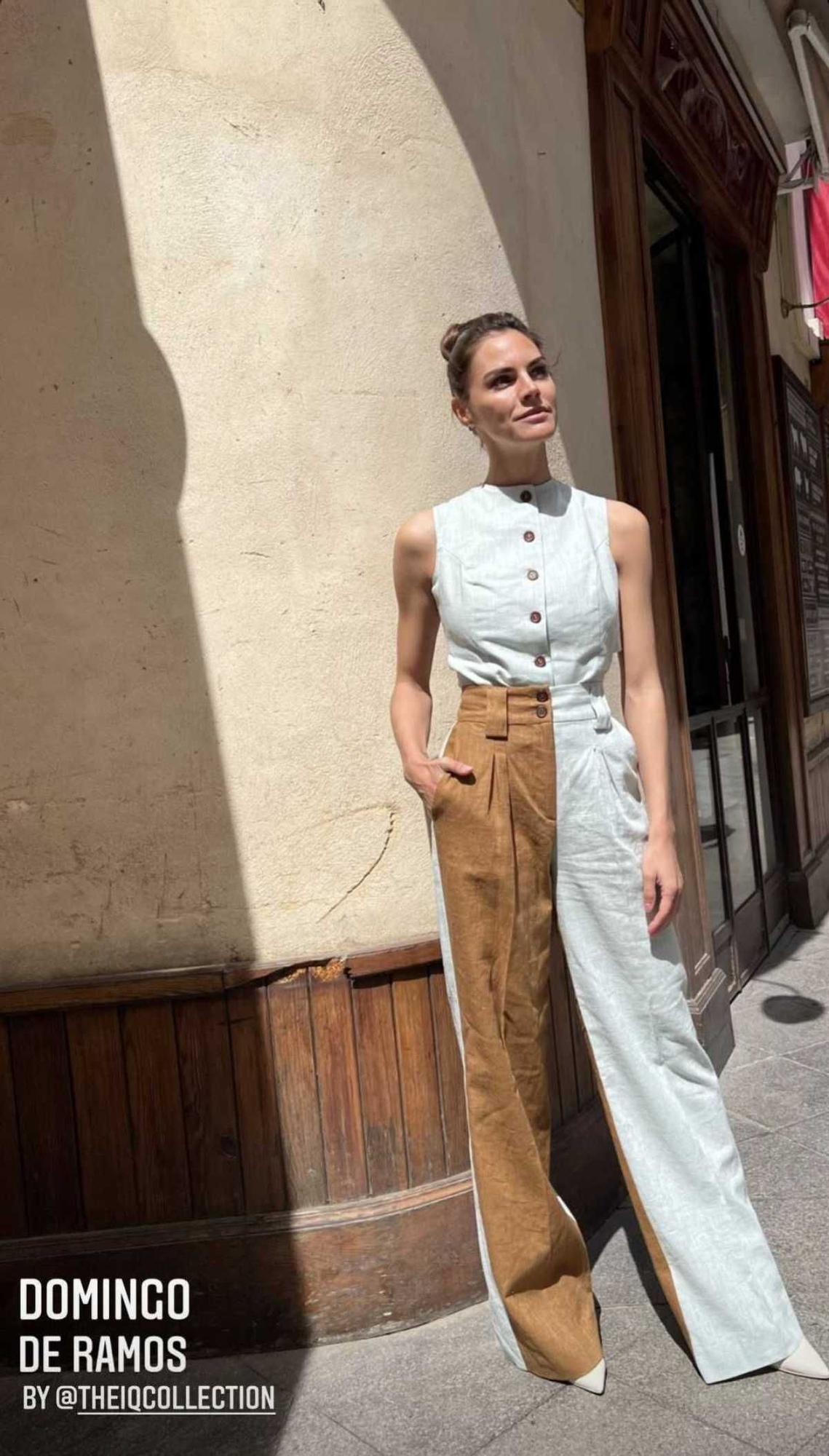 El Domingo de Ramos Amaia Salamanca ha estrenado el traje de la firma  española que une a aristócratas e 'influencers' - Woman