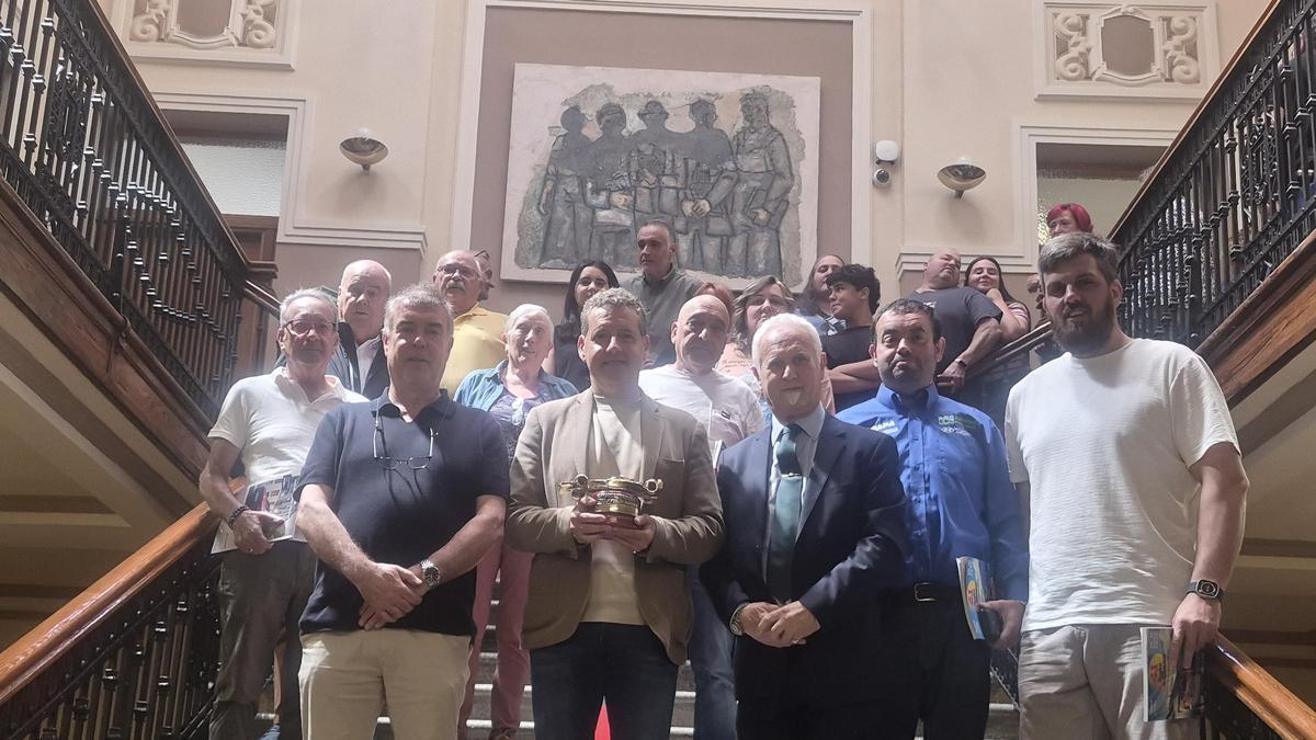 Asistentes a la presentación de la Subida a Santo Emiliano.