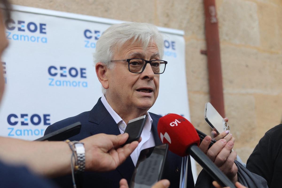 José María Esbec, presidente de CEOE-Cepyme Zamora.
