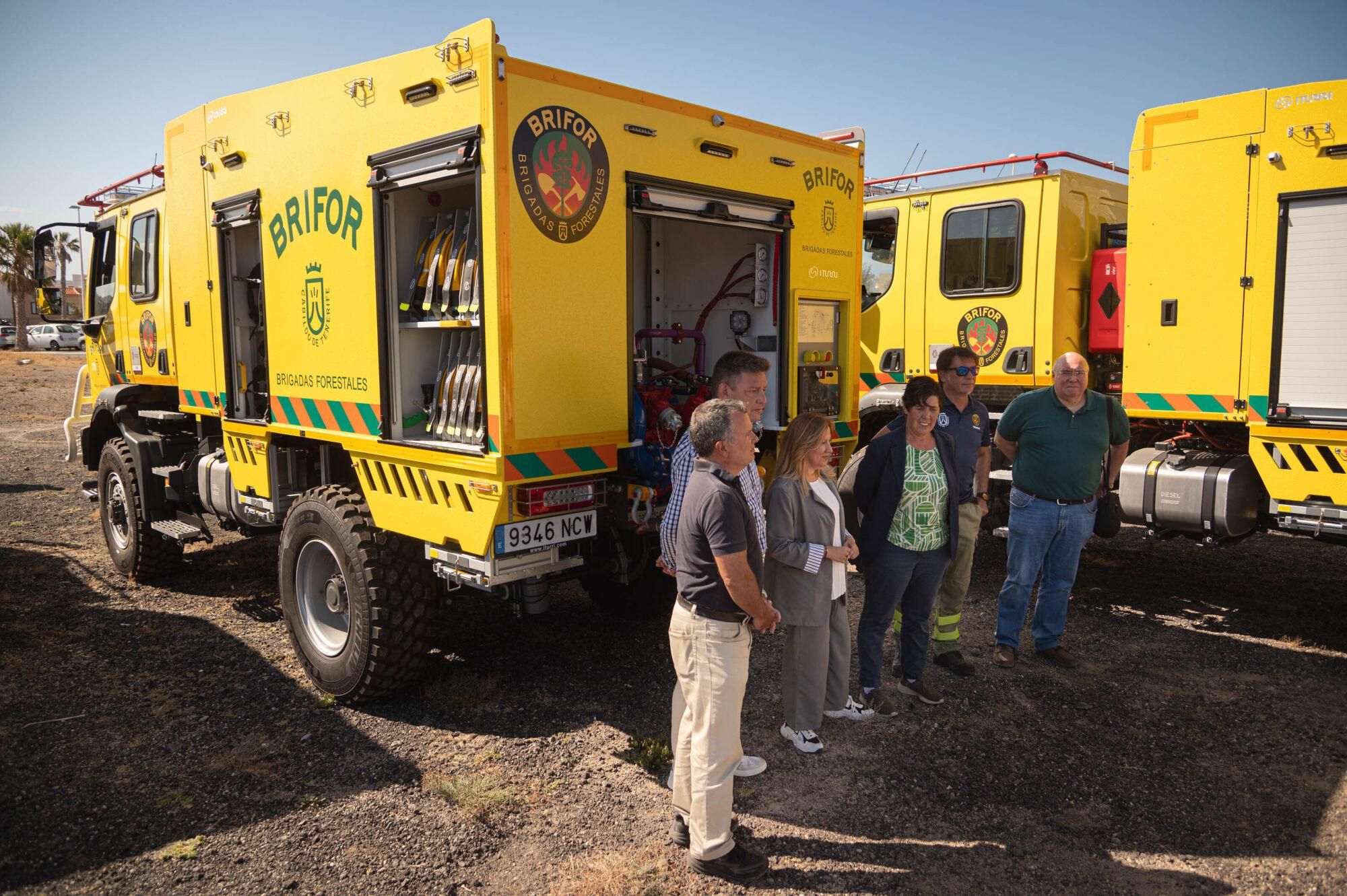 Nuevos vehículos contra incendios en Tenerife