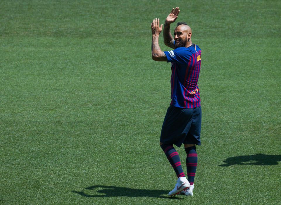 Presentació d'Arturo Vidal