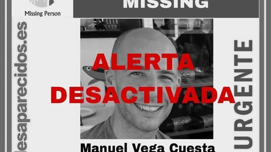 Manuel Vega ha sido localizado sin vida.
