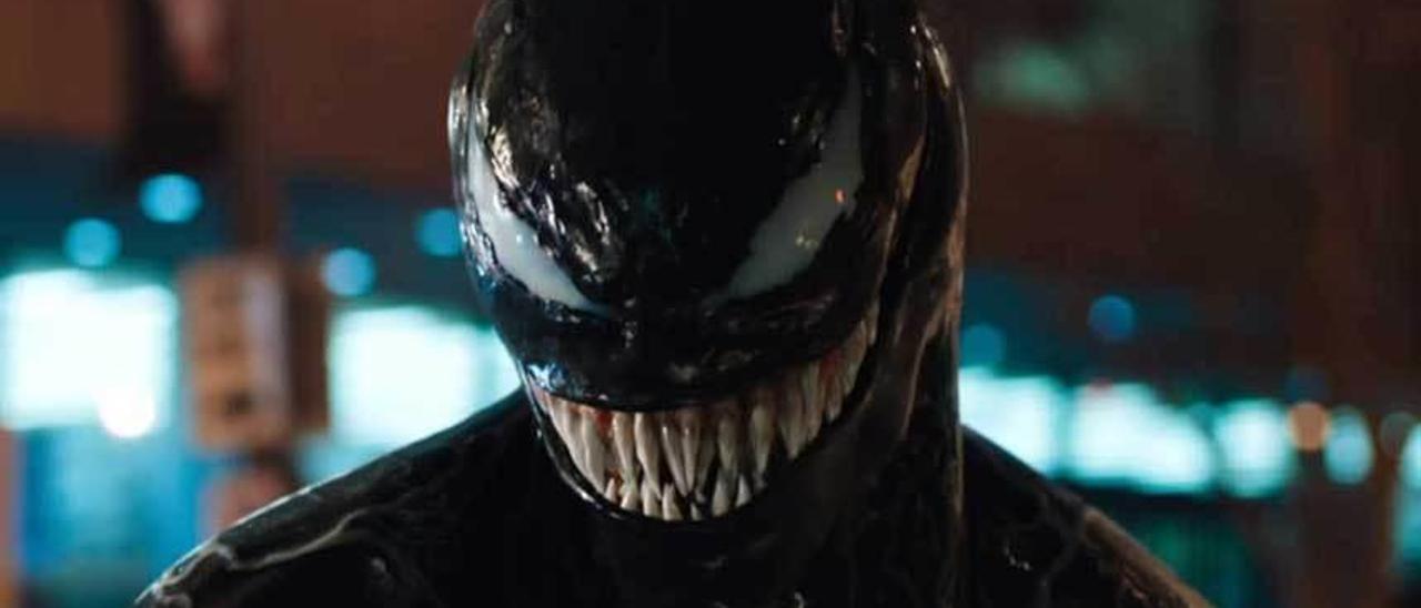 Una imagen de Tom Hardy como Venom.