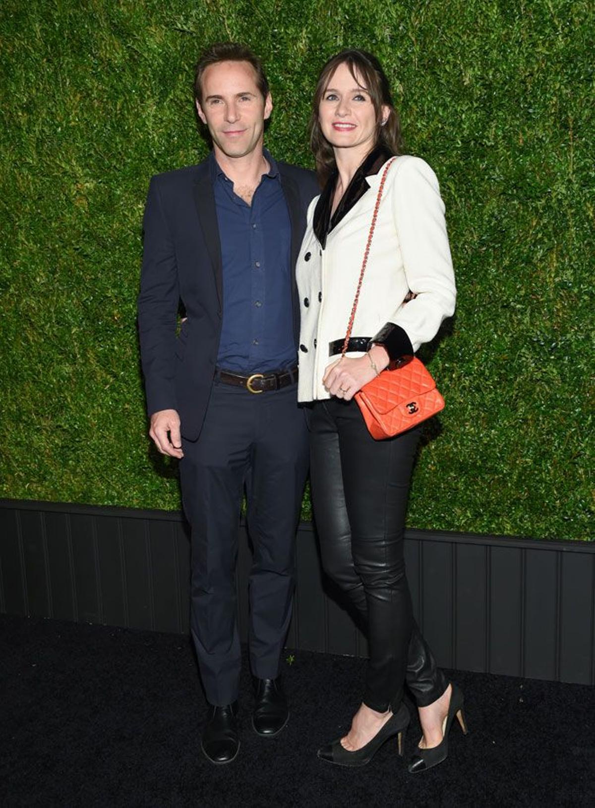 Alessandro Nivola y Emily Mortimer en la cena de Chanel en el Festival de Tribeca