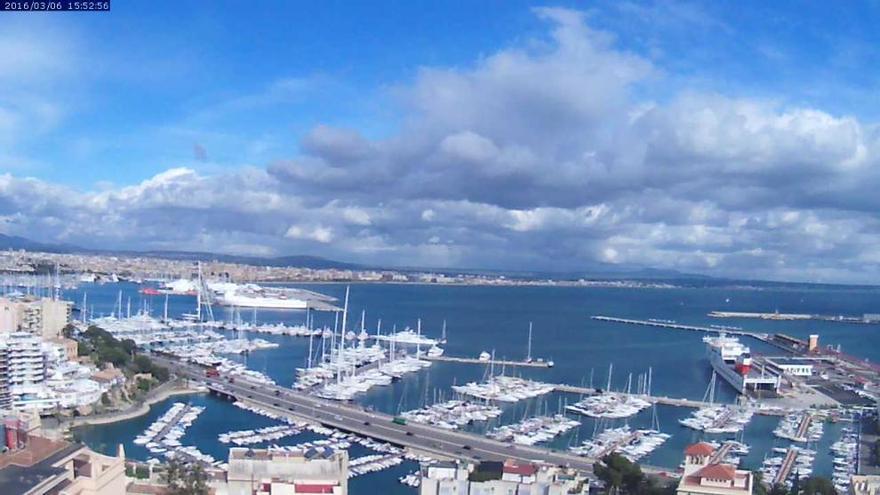 Der Horizont von Palma am Sonntagnachmittag.