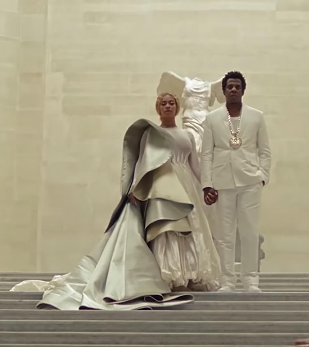 El look nupcial de Beyoncé y Jay Z