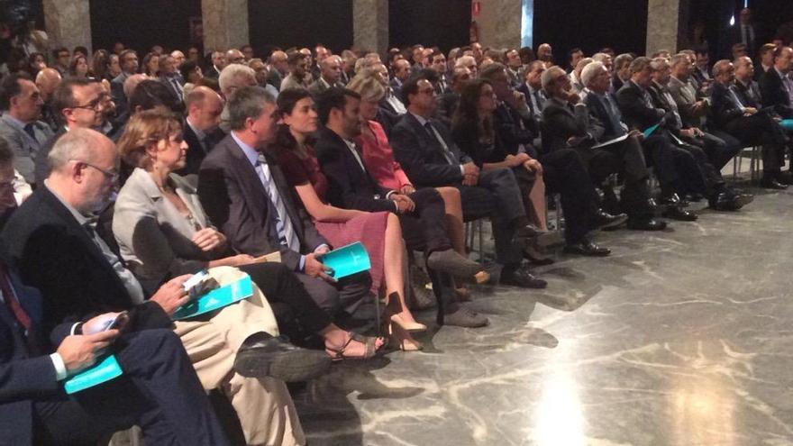 El Consell en primera fila en el acto de esta tarde en el Círculo de Bellas Artes de Madrid