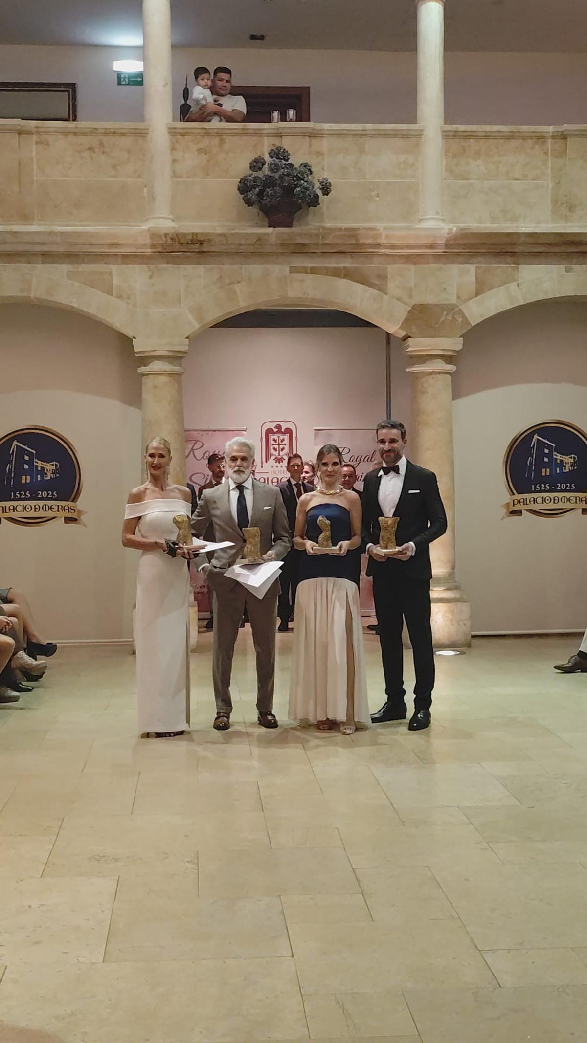 Por la izquierda, Belén Alas, José Antonio Caravaca, Estefanía López y Javier Fernández.