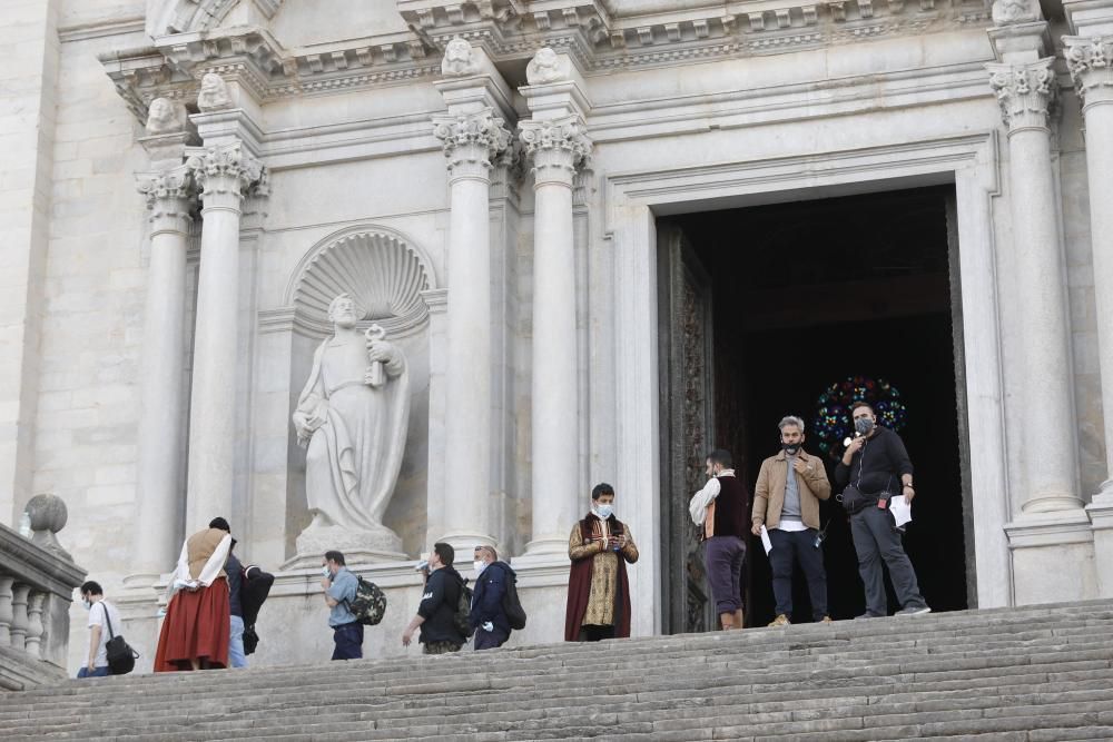 Roden una sèrie sobre sant Francesc d''Assís a la Catedral de Girona