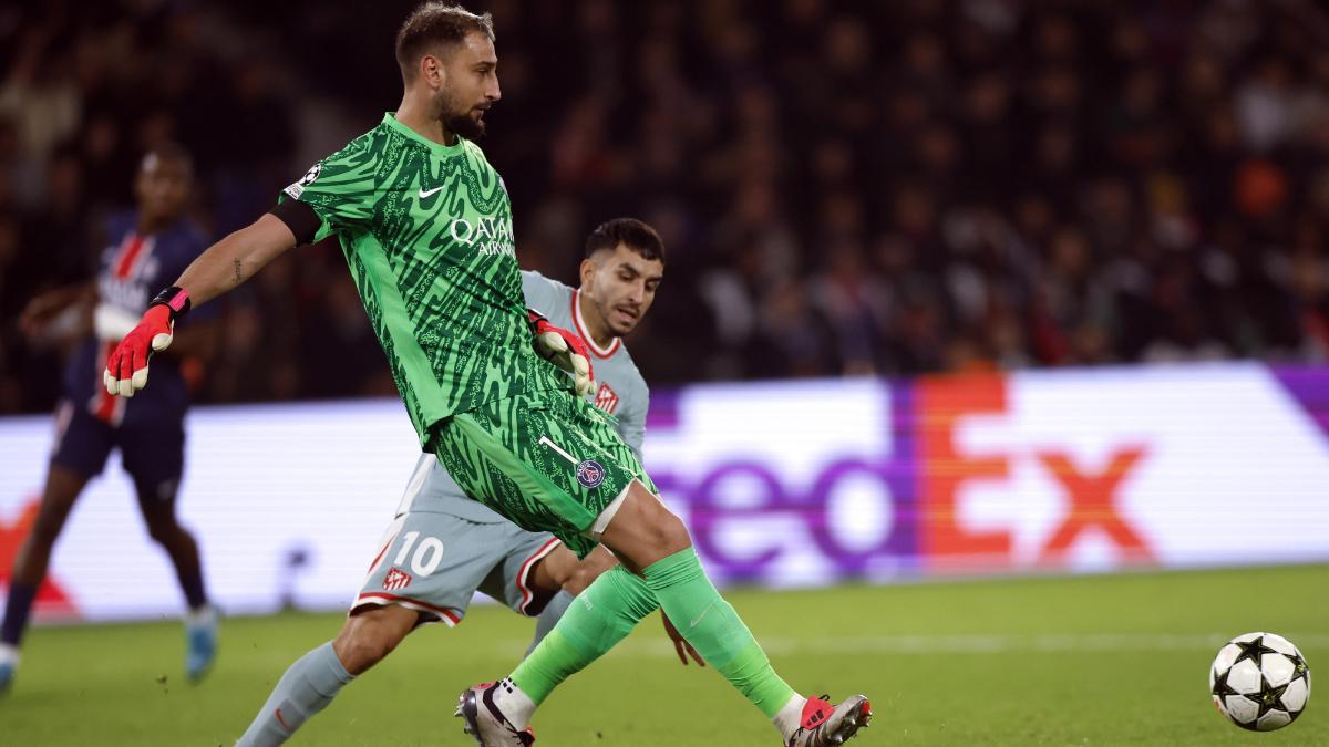 Correa salvó al Atlético de París ante el PSG en el último segundo