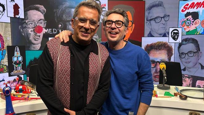 Buenafuente y Berto, en el plató de Nadie sabe nada