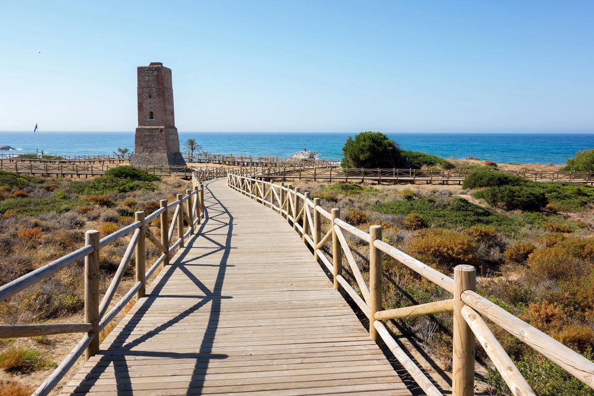 Playa de Cabopino.