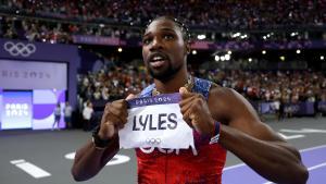 Noah Lyles reinó en los 100 metros de París 2024