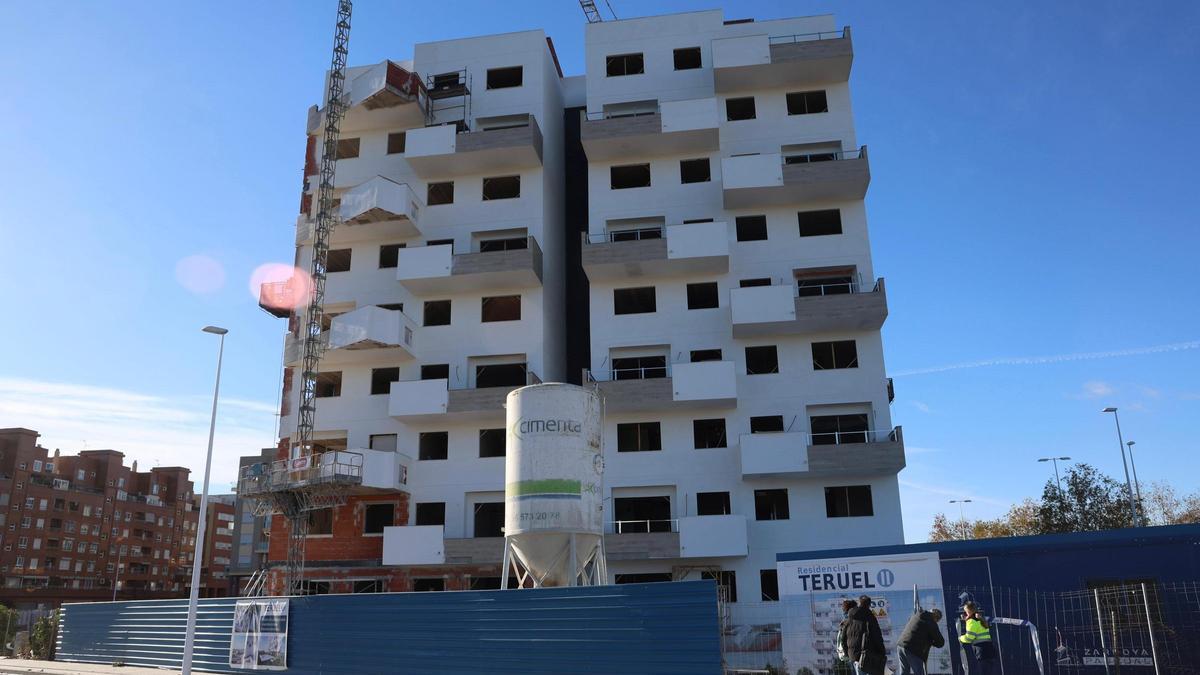 Imagen de la finca que estaba precintada hoy.