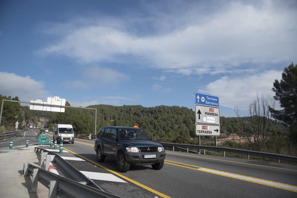 Un fort temporal afecta la Catalunya Central