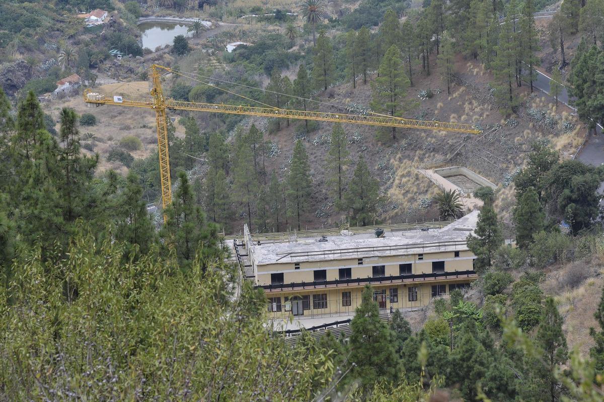 La zona alta de El Valle, con el hotel Las Guayarminas.