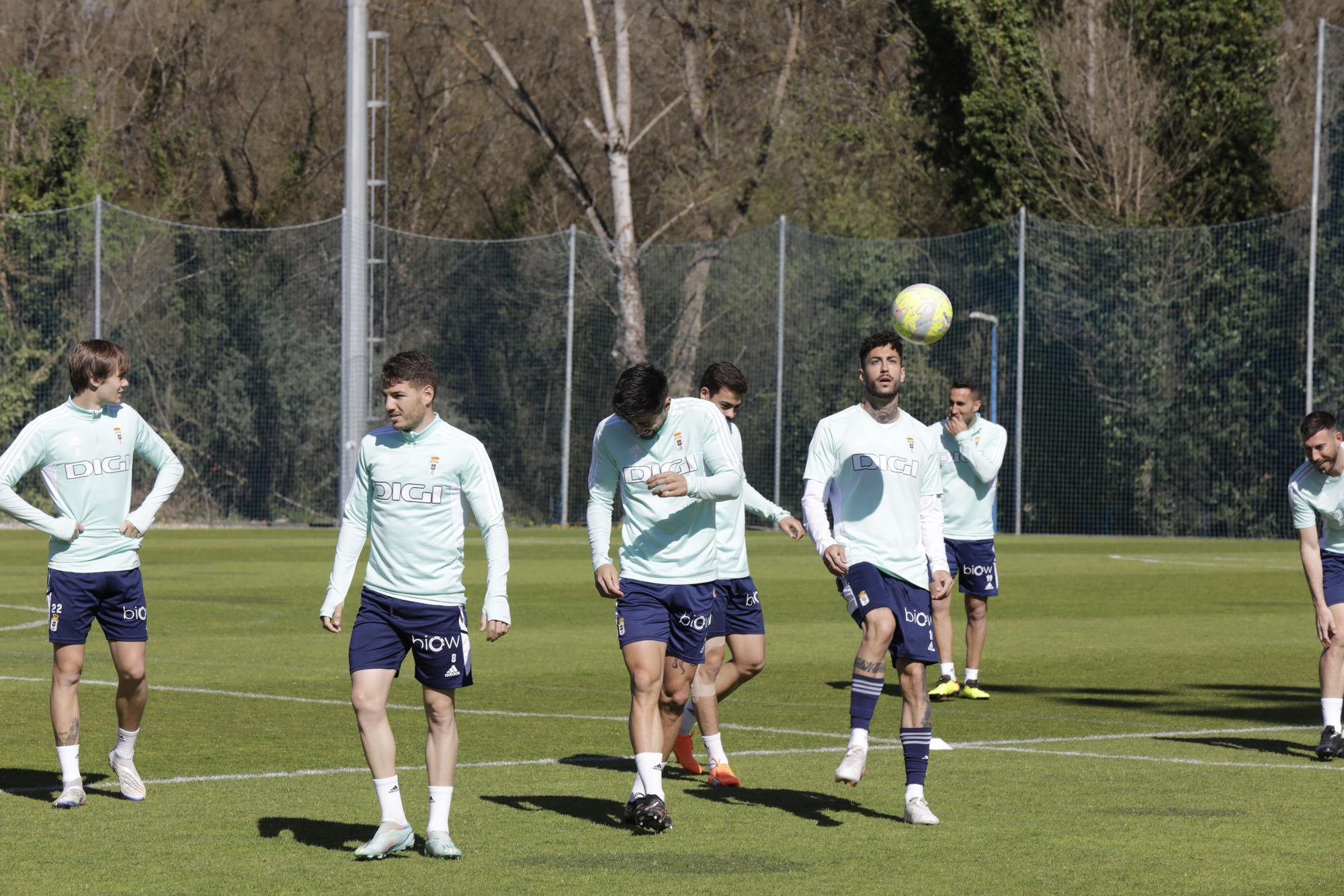 EN IMÁGENES: el entrenamiento del Oviedo