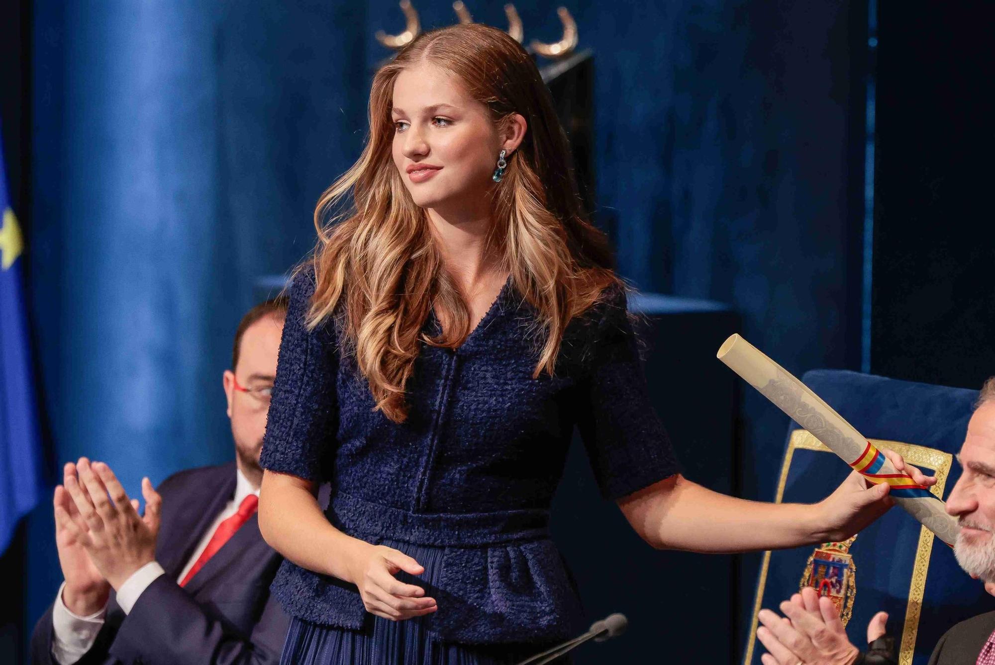 La princesa Leonor, en el Teatro Campoamor de Oviedo