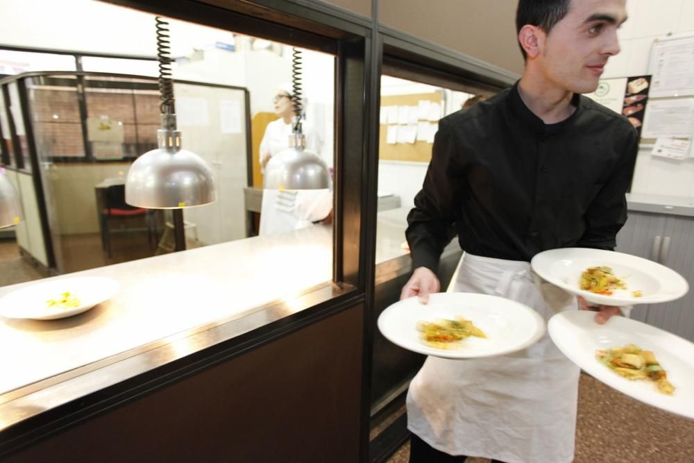 Menús internacionales en la Escuela de Hostelería de Gijón