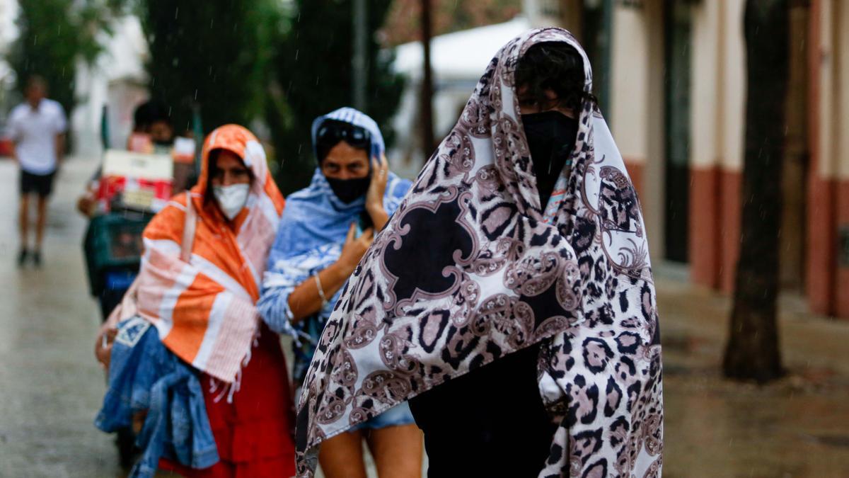 Lluvias en Ibiza y Formentera, imagen de archivo