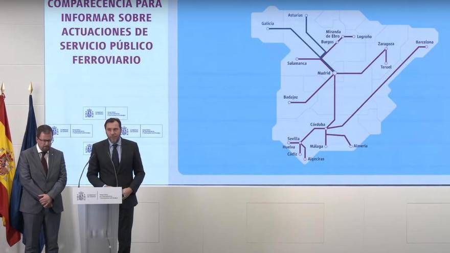 Puente anuncia el segundo Alvia en junio y una tercera frecuencia a Madrid este año