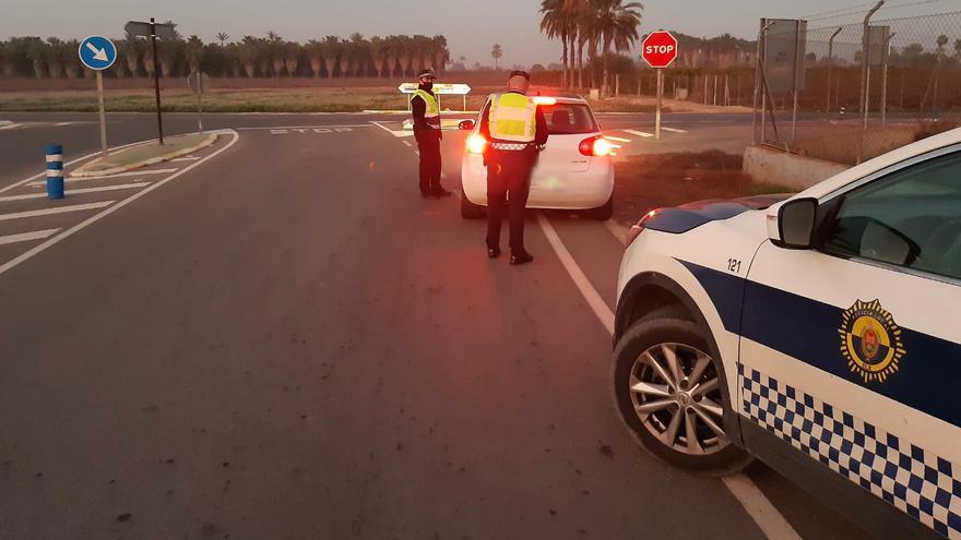 Detenido en Elche tras circular en sentido contrario en una persecución policial