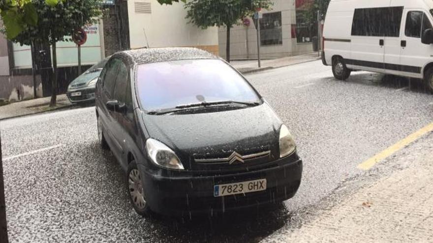 Granizada en Gijón