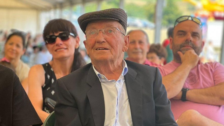 Constantino Mesa, ayer, en Pañeda.