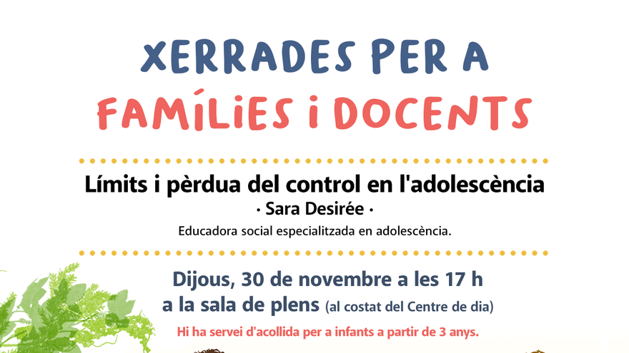 Charlas para familias y docentes