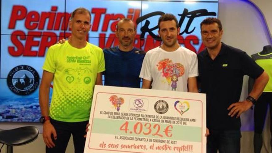 El Serra Vernissa dona más de 4.000 euros a la asociación del Síndrome de RETT
