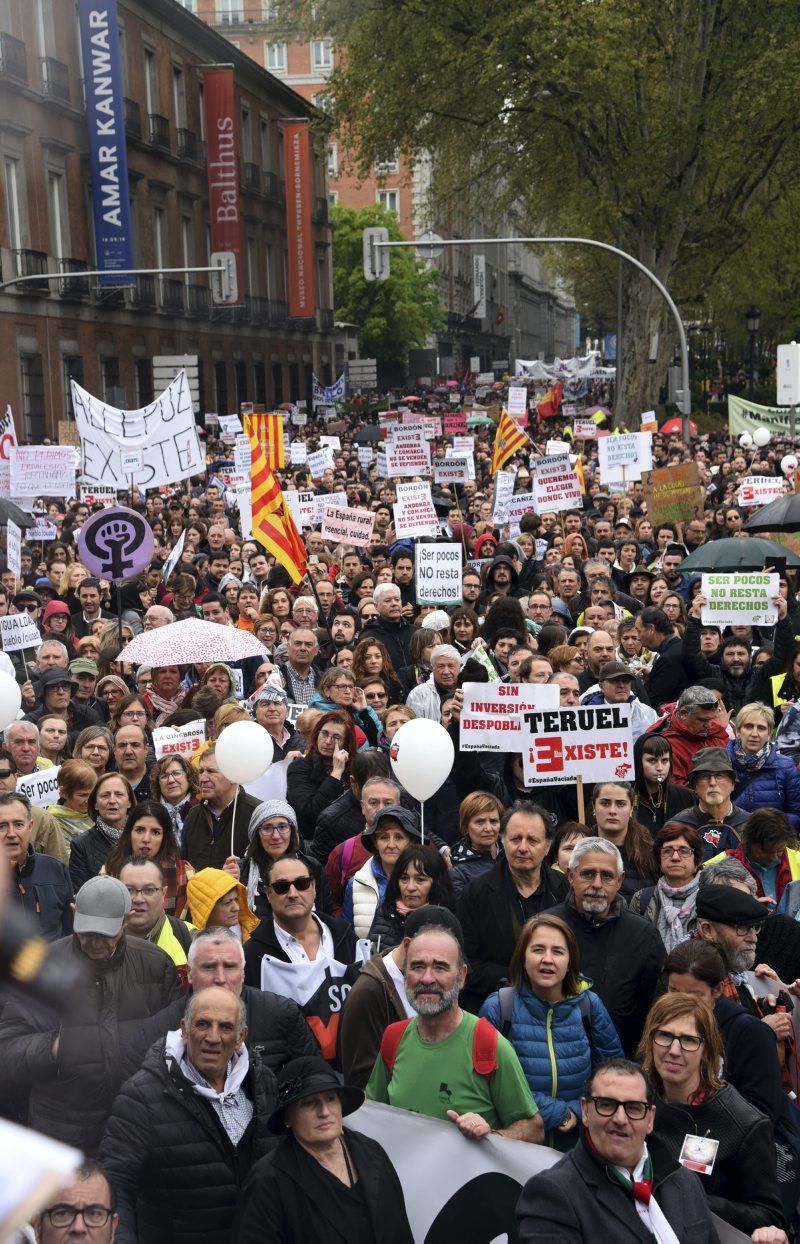 Manifestación 'Revuelta de la España vaciada' en Madrid